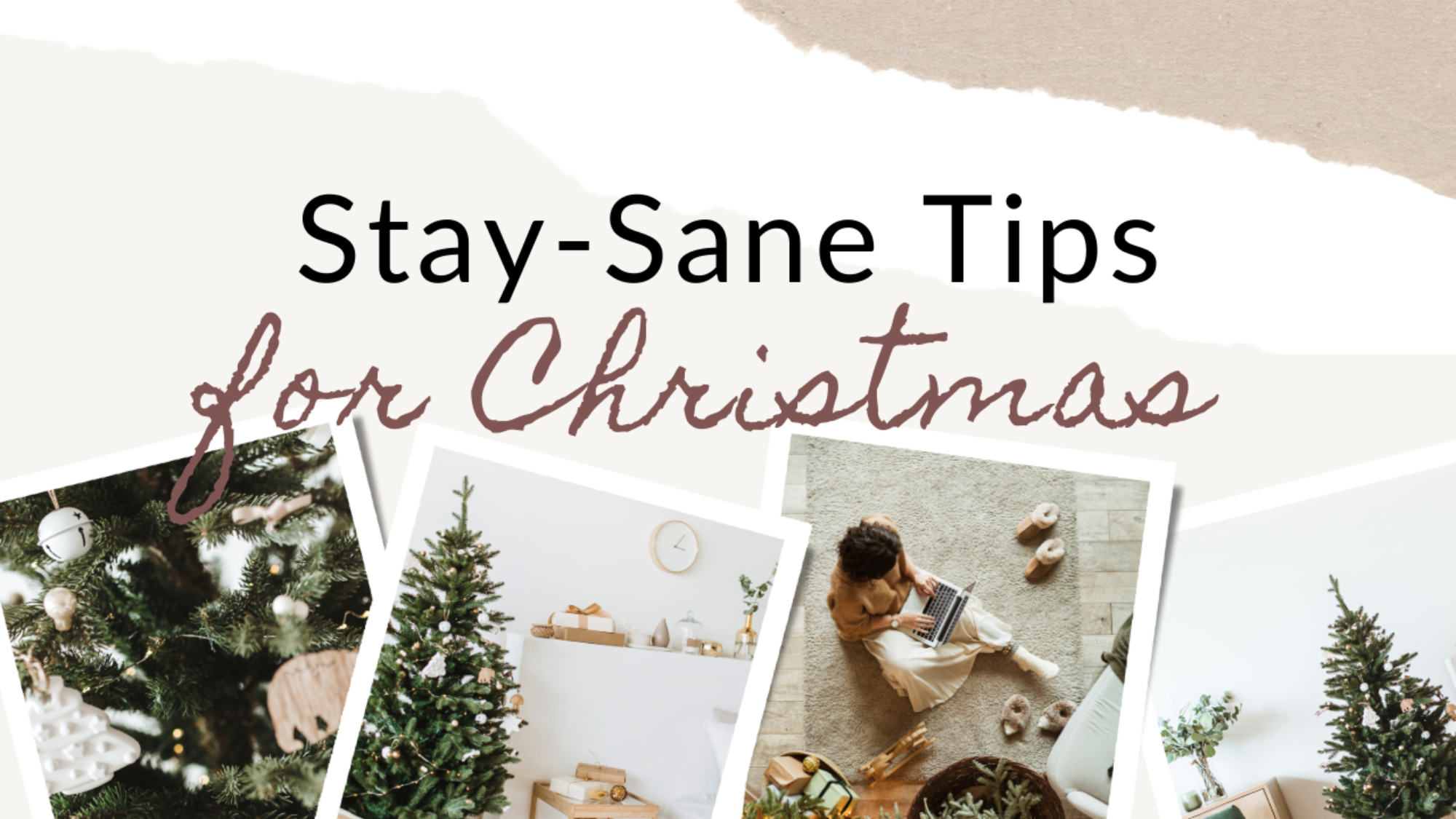 stay sane tips for xmas